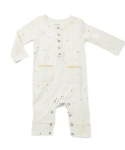 Pehr Overalls + Rompers Moon + Star Pocket Romper