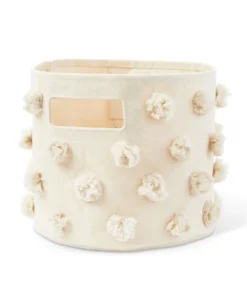 Pehr Decor Natural Pom Pom Pint Basket