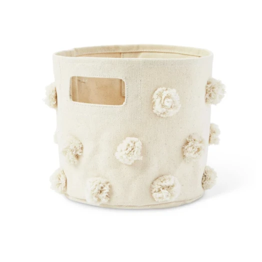 Pehr Natural Pom Pom Mini Basket 3 Pehr Natural Pom Pom Mini Basket