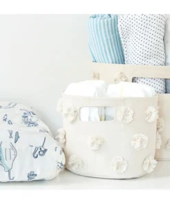 Pehr Natural Pom Pom Mini Basket