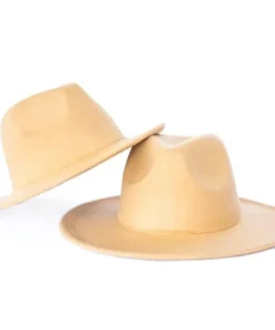 Bailey's Blossoms Ivory Flat Brim Women's Hat