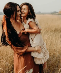 Bailey's Blossoms Dresses Champagne Ruffle Maxi Dress