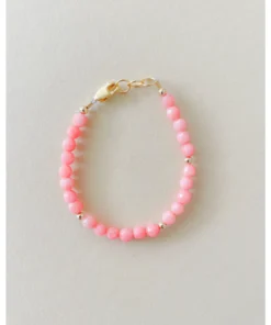 Little Lunds Co Pink Coral Bubble Bracelet Jewelry