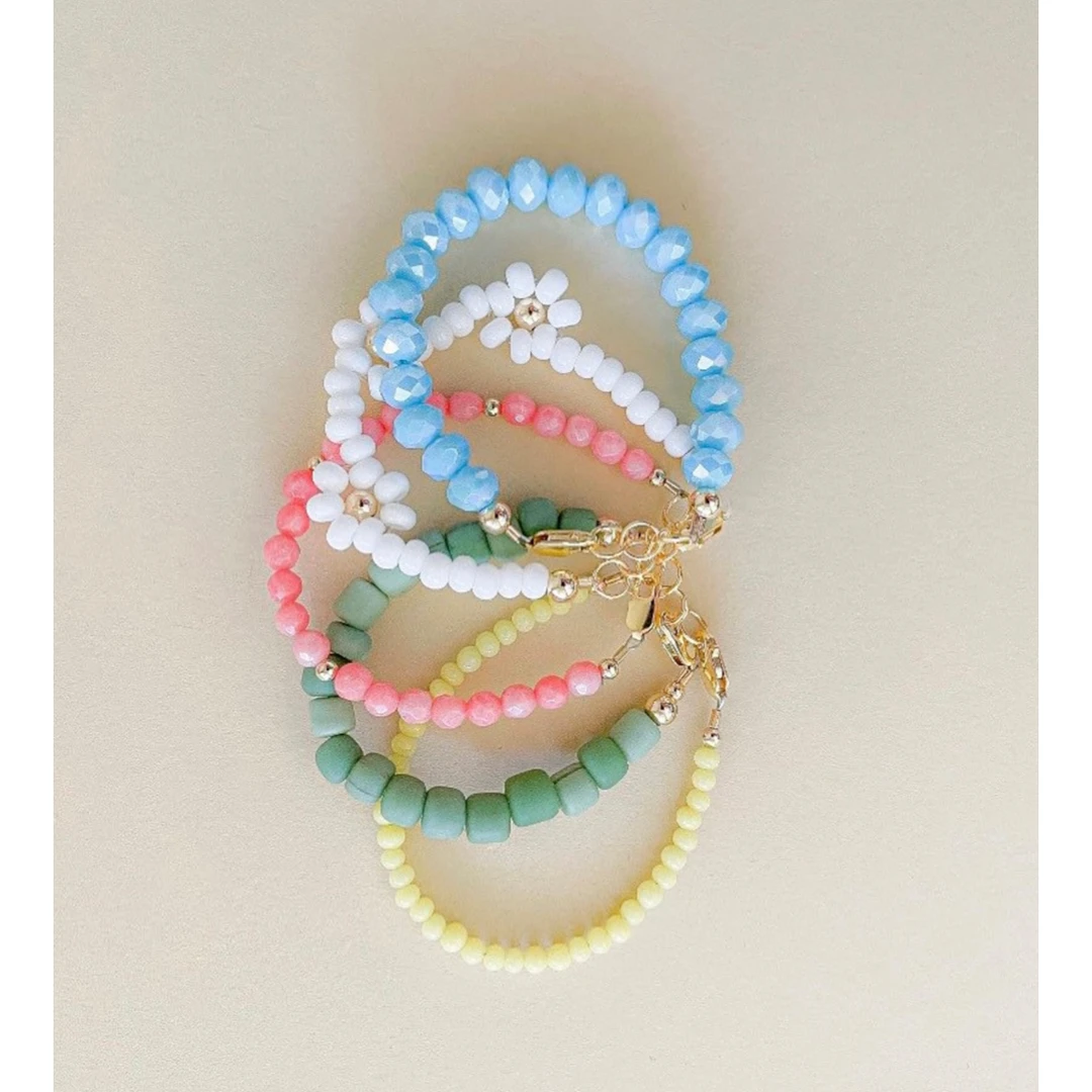 Little Lunds Co Pink Coral Bubble Bracelet Jewelry 5 Little Lunds Co Pink Coral Bubble Bracelet Jewelry