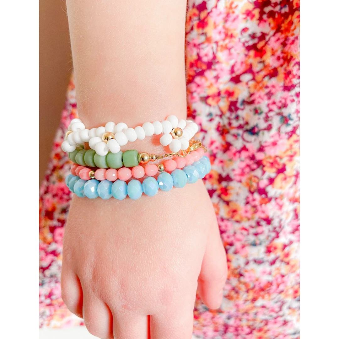 Little Lunds Co Pink Coral Bubble Bracelet Jewelry 6 Little Lunds Co Pink Coral Bubble Bracelet Jewelry