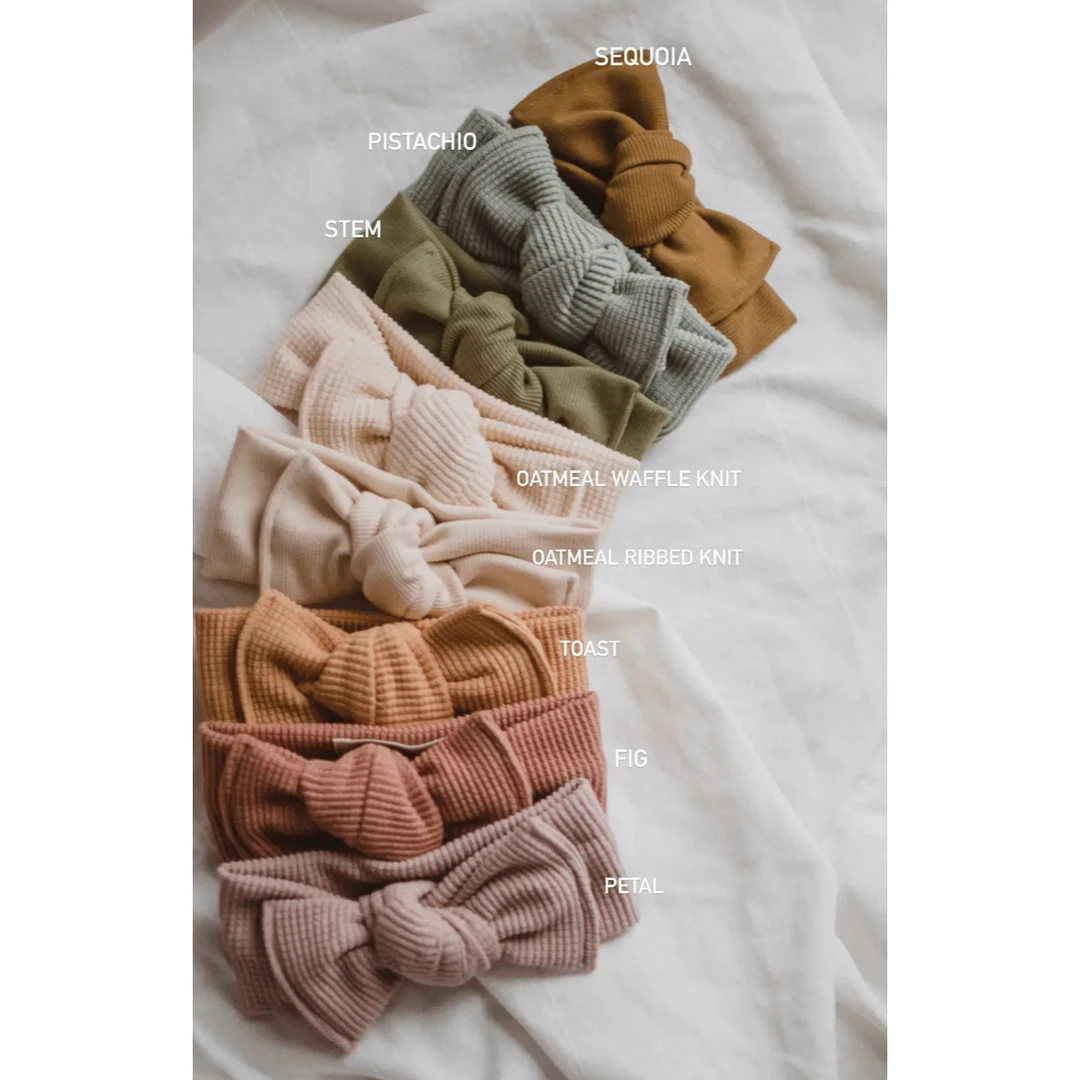 Mae + Skye Fig Waffle Knit Headwrap Headwear 5 Mae + Skye Fig Waffle Knit Headwrap Headwear