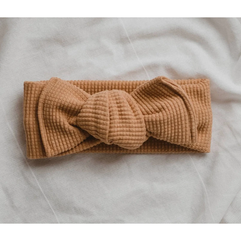 Mae + Skye Toast Waffle Knit Headwrap 3 Mae + Skye Toast Waffle Knit Headwrap