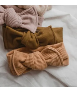 Mae + Skye Toast Waffle Knit Headwrap