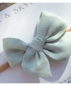 Mae + Skye Meadow Mini Pinwheel Bow Nylon Headband