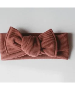 Mae + Skye Headwear Brick Ribbed Knit Headwrap