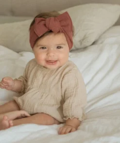 Mae + Skye Headwear Brick Ribbed Knit Headwrap