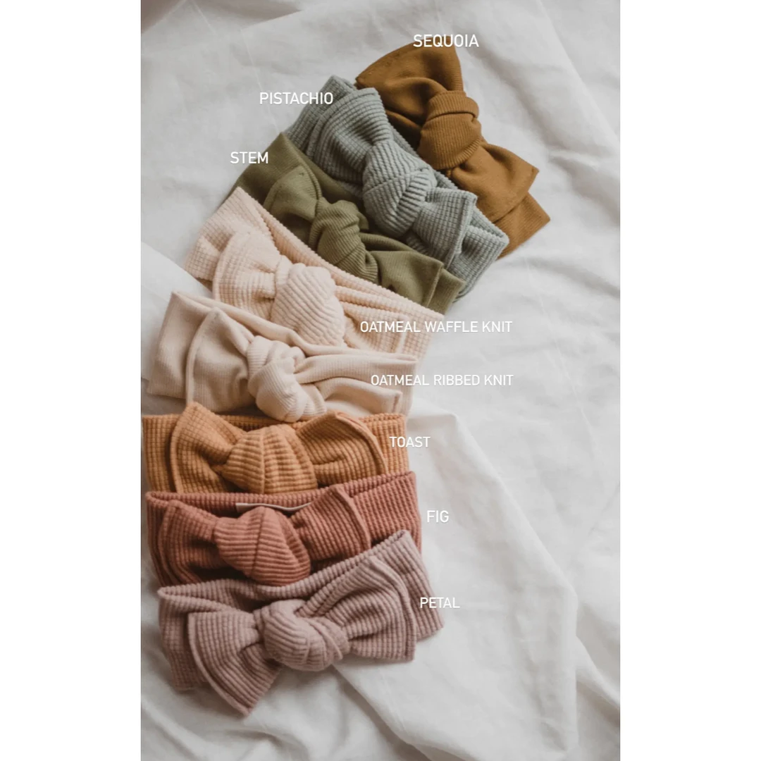 Mae + Skye Petal Waffle Knit Headwrap Headwear 5 Mae + Skye Petal Waffle Knit Headwrap Headwear