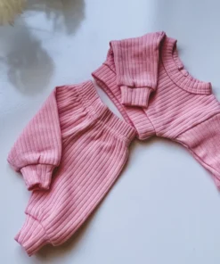 Bubblegum Pink Minikane Lounge Set + Headband