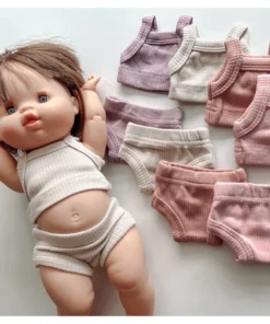 Purple Tank + Bloomer Minikane Set Dolls + Plushies