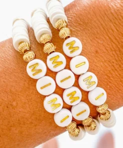 J+j Mimi White Bracelet