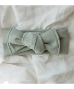 Mae + Skye Pistachio Ribbed Knit Headwrap