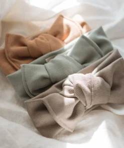 Mae + Skye Pistachio Ribbed Knit Headwrap