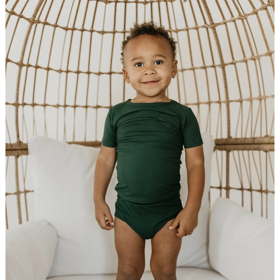 Joss + J Emerald Ribbed Bamboo Short Sleeve Pocket Tee Tops 3 Joss + J Emerald Ribbed Bamboo Short Sleeve Pocket Tee Tops