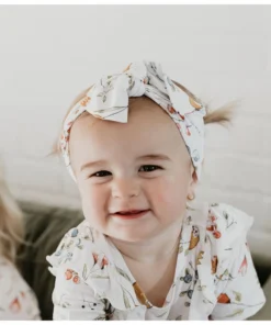 Joss + J Whimsical Dancing Blooms Bamboo Headband