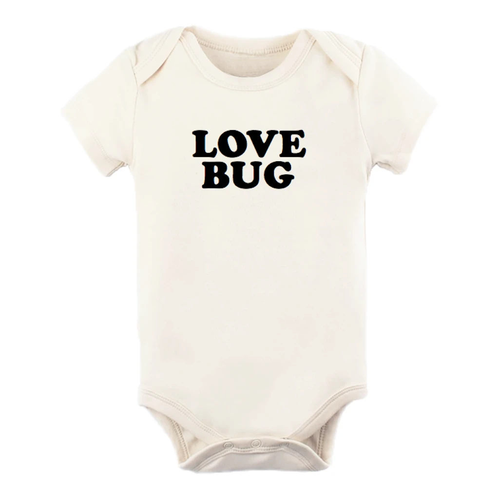 Tenth + Pine Love Bug Black + Natural Organic Onesie 3 Tenth + Pine Love Bug Black + Natural Organic Onesie