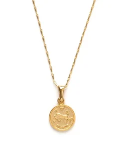 Amano Studio Tiny Zodiac Taurus Gold Necklace Necklaces