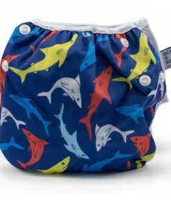 Beau + Belle Littles Sharks Reusable Swim Diaper