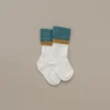 Olivia J Teal + Mustard + Cream Socks Footwear