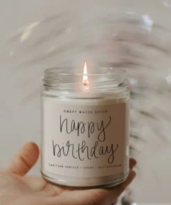 Sweet Water Decor Apothecary Happy Birthday Soy Candle