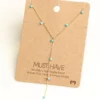 Fame Accessories Turquoise Beaded Lariat Necklace Necklaces 2 Fame Accessories Turquoise Beaded Lariat Necklace Necklaces