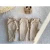 Evelina Apparel Bottoms Beige Toweling Sweatpants