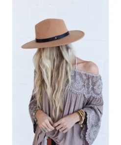 J+j Brown Venice Wide Brim Hat 8 J+j Brown Venice Wide Brim Hat