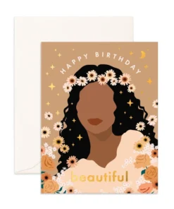 Fox + Fallow Birthday Beautiful Daisies Greeting Card