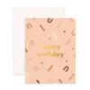 Fox + Fallow Birthday Frappe Greeting Card 1 Fox + Fallow Birthday Frappe Greeting Card