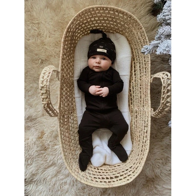 Loved Baby Sleepers Black Organic Cotton Zip Sleeper 3 Loved Baby Sleepers Black Organic Cotton Zip Sleeper