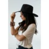 J+j Black Whimsy Straw Hat 2 J+j Black Whimsy Straw Hat