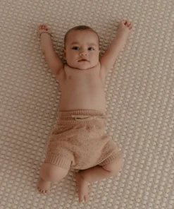 Kute Cuddles Taupe Knit Tie Bloomers