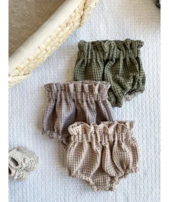 Evelina Apparel Dark Beige Waffle Bloomers