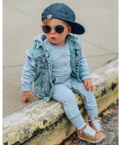 George Hats Headwear Blue Denim Trucker Hat