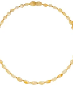 Powell's Owl Amber Beans Milk Necklace