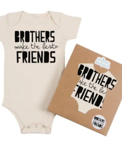 Morado Design Brothers Make The Best Friends Onesie Bodysuits