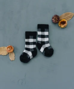 Olivia J Footwear Buffalo Check Socks