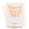Onderkast Party Time Happy Birthday Cake Topper Greeting Card