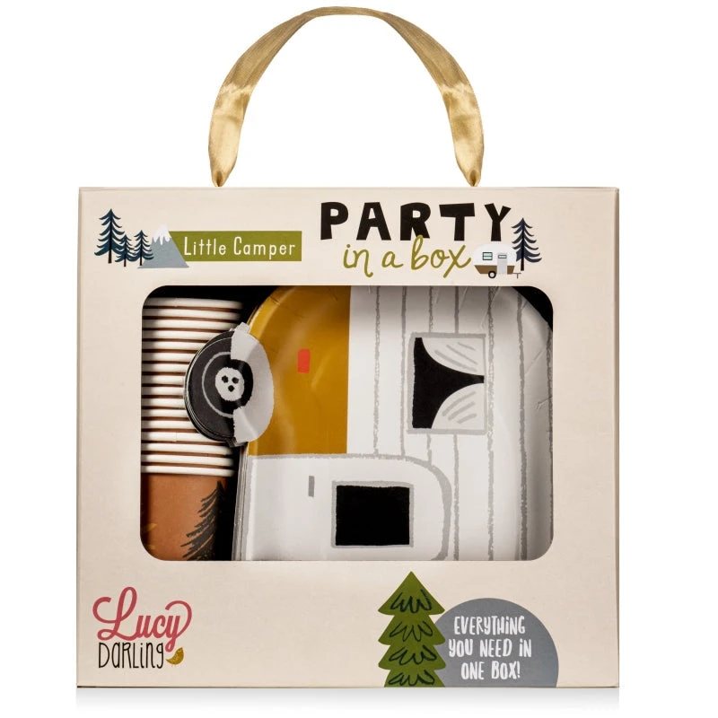 Lucy Darling Party Time Little Camper - Birthday Party Supplies In A Box 3 Lucy Darling Party Time Little Camper - Birthday Party Supplies In A Box