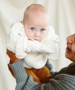 Goumi Kids Cascades Organic Cotton Stay On Mittens