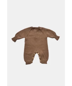 Eli + Nev Chocolate Knit Romper Knits