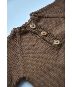 Eli + Nev Chocolate Knit Romper Knits
