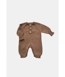 Eli + Nev Chocolate Knit Romper Knits