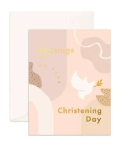 Fox + Fallow Christening Still Life Greeting Card Party Time