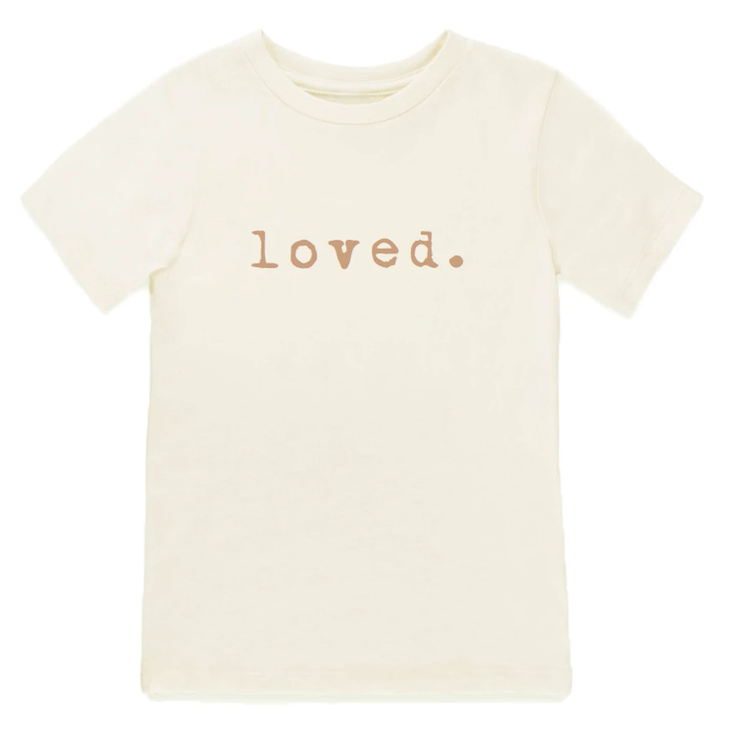 Tenth + Pine Loved Clay + Natural Organic Tee 3 Tenth + Pine Loved Clay + Natural Organic Tee