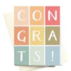 Onderkast Congrats Colorblocks Greeting Card 2 Onderkast Congrats Colorblocks Greeting Card